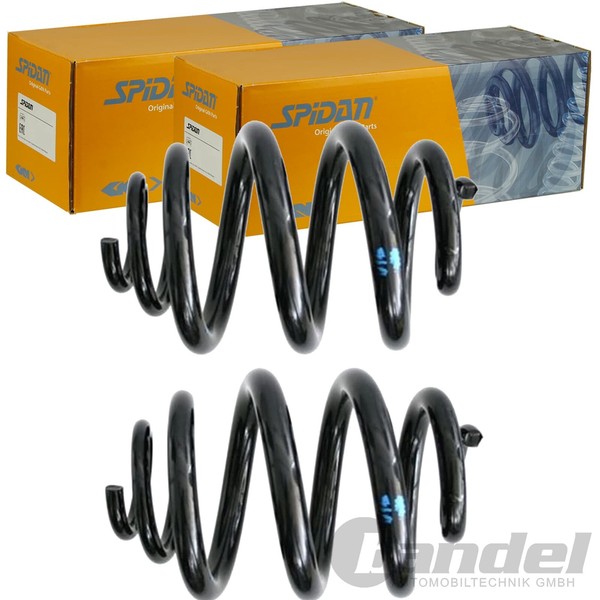 2X Spidan Fahrwerksfedern Satz Hinten Passend FÜR VW Transporter Links+Rechts |-image
