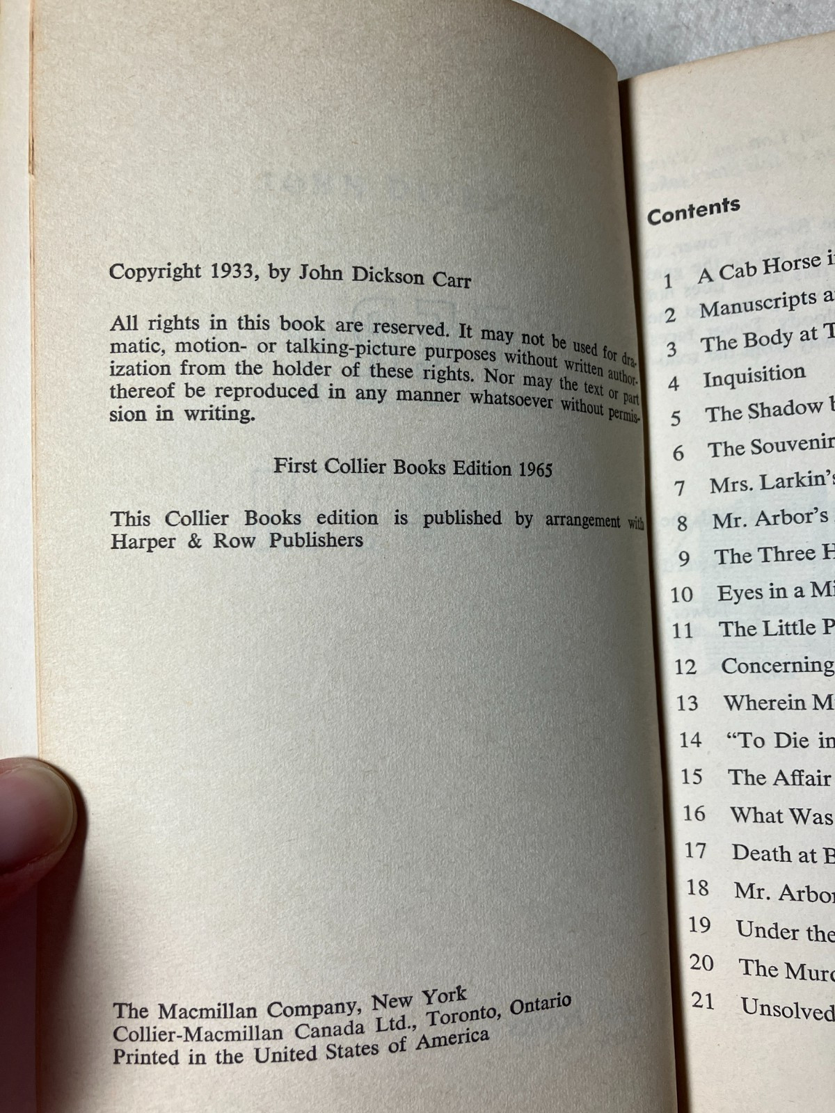 John Dickson Carr - Dr. Gideon Fell Mysteries You Pick/Build a Lot