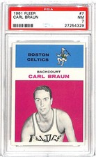 1961 FLEER BASKETBALL CARDS #1 thru #66 - You Pick - Complete Your Set