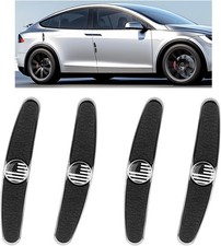 4PCS Car Door Edge Guards Strip,Stylish Zinc Alloy Car Door Protector Edge Guard