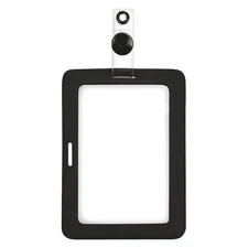 MYID 038940 Badge Holder,Pouch,4 inH,PK2 36JN25