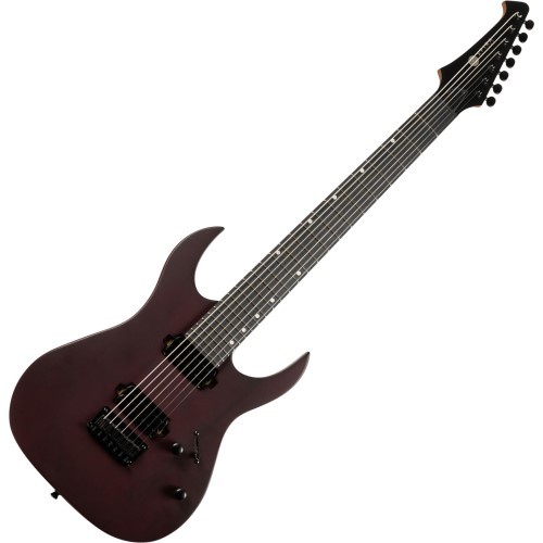 SPIRA Guitars S-407 MWR Satin Winered 7-Saiter E-Gitarre Neu 69590₽