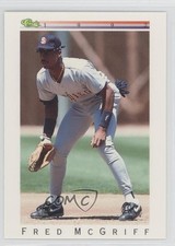 1992 Classic Update White Travel Edition Fred McGriff #T61 HOF 0b5