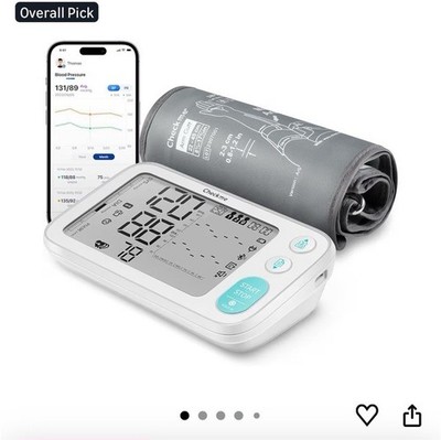 Checkme Arm Cuff Automatic Blood Pressure Monitor Bluetooth XL 8.7-17.7''