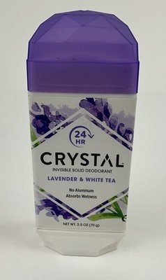 Crystal Invisible Solid Deodorant, Lavender & White Tea, 2.5 oz - New