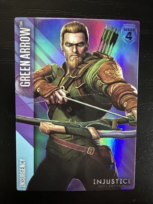 DC Comics Injustice Gods Among Us Series 4 Holofoil #4 Green Arrow (Insurgency)