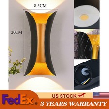 Modern LED Up Down Wall Light Sconce Lamp Fixture Outdoor Indoor Waterproof 12W.
