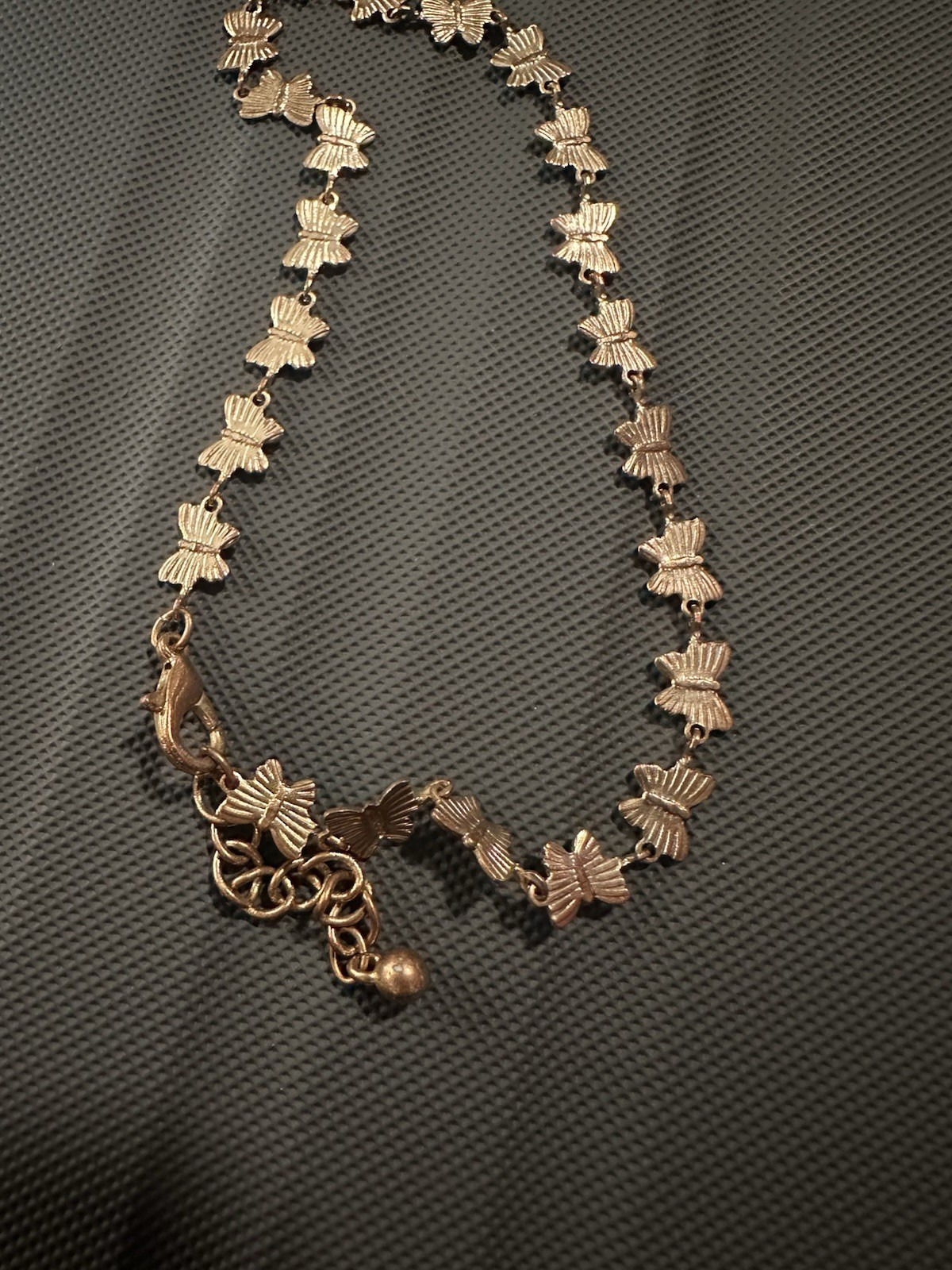 5 Stackable Anklets, Adjustable Clasps, Gold Tone… - image 8