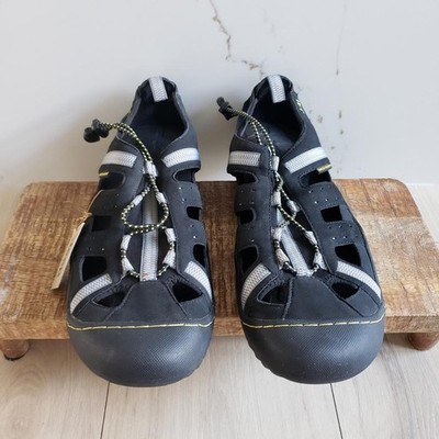 J-41 Sandals Mens 13 Black Slip On Jeep Trail Casual  display picture 2