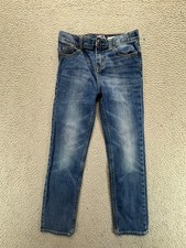 Oshkosh B  gosh Skinny Jeans Kids 10R Blue Adjustable Waist Cotton Blend Casual