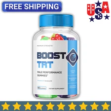 (1 Pack) Boost TRT Male Gummys Advanced Boost TRT Vitamin Supplement 180 Gummies