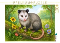 Calvendo Puzzle Opossum On A Branch | 1000 Pieces, Finished Size 25.2 × 18.9 In