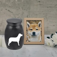 Pet Urn for Dogs Cats Ash Metal Funeral Portable Lightweight Remembrance