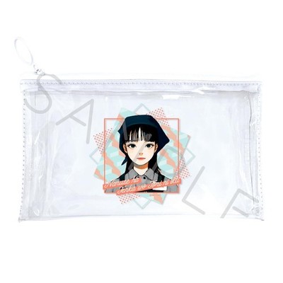 Naruse is going to take over the world'' Flat Clear Pouch E Akari 185×105mm