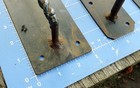 Lot of 4 Vintage Twisted Wrought Iron Door Handles Pulls Farm Barn Gate Drawer — photo 3