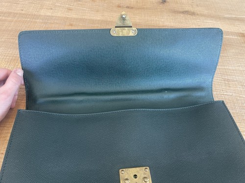 LOUIS VUITTON AKTENTASCHE TAIGA LEDER DUNKELGRÜN TASCHE BUISNESSTASCHE - Bild 7 von 8