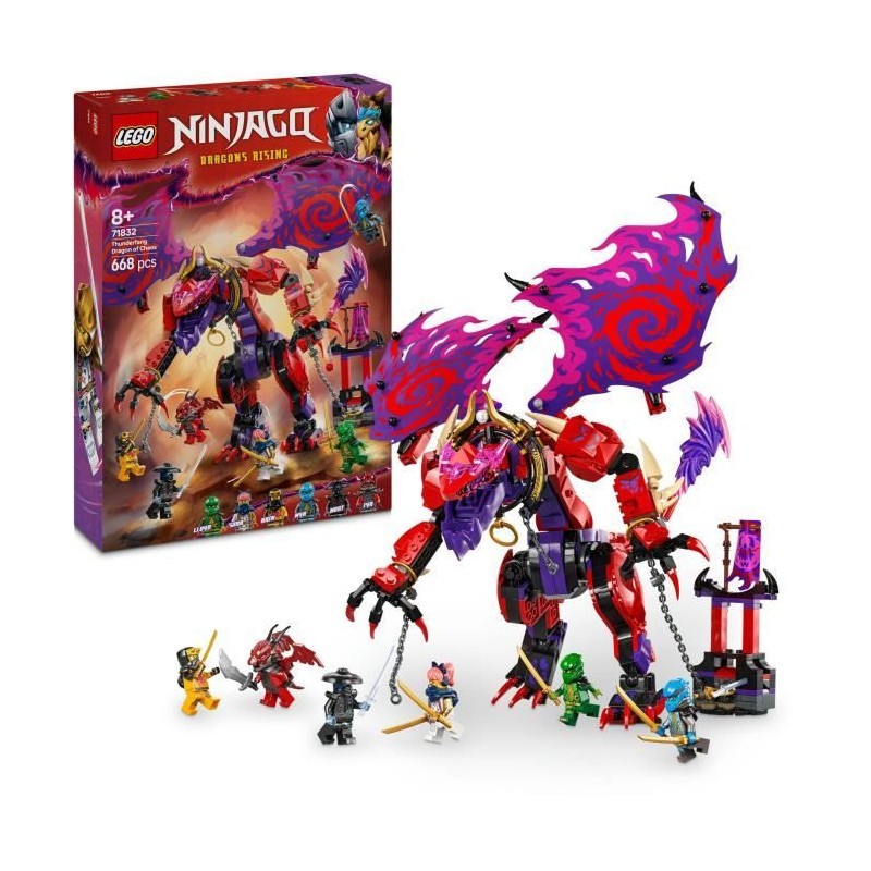 LEGO NINJAGO 71832 Croc-de-tonnerre le cadeau d'anniversaire parfait pour un fan de ninja