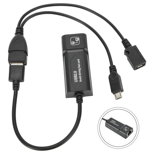 1*LAN Ethernet USB OTG Cable 2nd 3nd Gen TVxStream Length 15-20CM Adapter