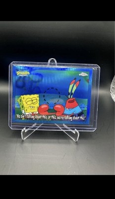 Topps Chrome SpongeBob Lot (20+) Refractors & Numbered /150 Rare Nickelodeon  