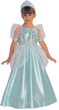 Cinderella Classic Storybook Princess Blue Fancy Dress Halloween Child Costume