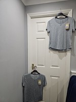 2 Nike Womens Grey Dri-Fit Running/ Training Tops Size Small New With Tags