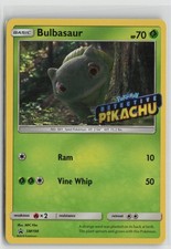 Bulbasaur Detective Pikachu Stamped SM198 Holo Sun & Moon Promo Pokemon NM on eBay