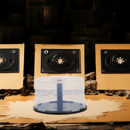 2pcs Cd/Dvd Cake Box Spindle Empty Dvd Storage Bucket Clear Cd Holder 50 100 - Bild 6 von 12