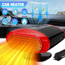 Car Heater 12V 300W Portable Electric Heating Fan Defogger Defroster Demister US
