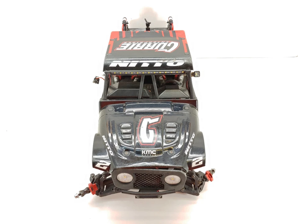 Losi Hammer Rey 1/10 4wd Rock Racer Roller Slider Chassis w/ Full Body RED - Image 2 of 4