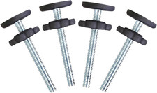 4 Pack Baby Gate Replacement Parts Threaded Spindle Rod 8MM, Screw Bolts Hardwar