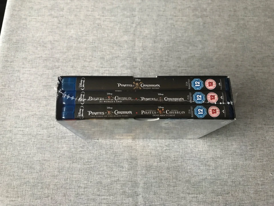 Pirates Of The Caribbean 5 Film Collection UK Blu-Ray Boxset New Sealed - Image 2 of 4