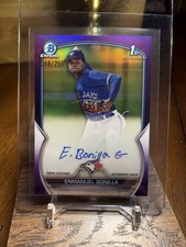 2023 Bowman - Chrome Prospect Auto  Enmanuel Bonilla #CPA-EBO Purple /250