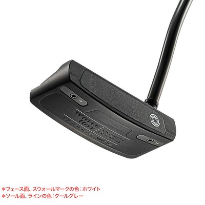 パター　ODYSSEY WHITE HOT BLACK SERIES TWO　2 Odyssey White Hot Black TWO #2 Putter 33 inch STROKE LAB Red Shaft
