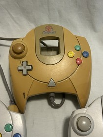Lot of 3 SEGA Dreamcast Controllers Untested