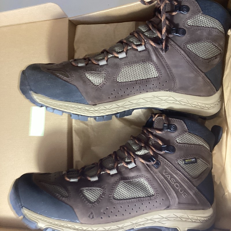 Vasque Breeze 7742 Hiking Boots Mens Size 11.5M Java Brown Waterproof NEW IN BOX