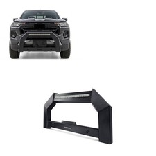 Black Horse Armour Bull Bar No Skid Plate Matte Bk Fit 23-25 Chevrolet Colorado Black Horse Armour Bull Bar No Skid Plate Matte Bk Fit 23-25 Chevrolet Colorado