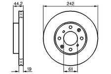 Disque de frein Honda CRX