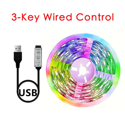 USB LED Strip Light APP Control IR Bluetooth Tape RGB IR Bedroom Living Room Sel