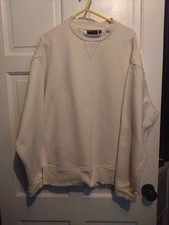 ASOS Design Mens Cream Sweatshirt Size Medium Excellent Condition