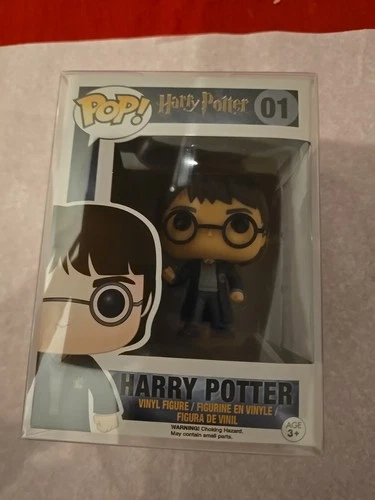 Funko Pop! Vinyl Figure Harry Potter #01 New In Box With Protector