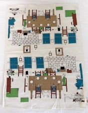 Vintage 1981 TAYLOR & NG Kitchen Towel Family Gathering Cotton Hong Kong Unused