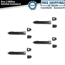 Door Handle Exterior Outside Carbon Fiber Look SET of 4 for ES300 ES330 Camry