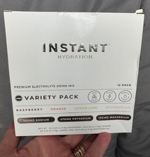 Instant Hydration Electrolyte Powder - Variety Pack Raspberry/Orange/Lemon-Lime