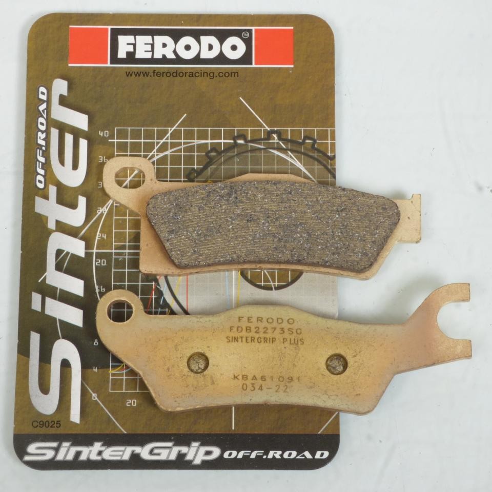 Plaquette de frein Ferodo arrière pour réparer le quad CAN-AM 500