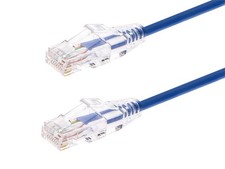 Monoprice Cat6 Ethernet Patch Cable - 5 feet - Blue  Snagless RJ45 Stranded