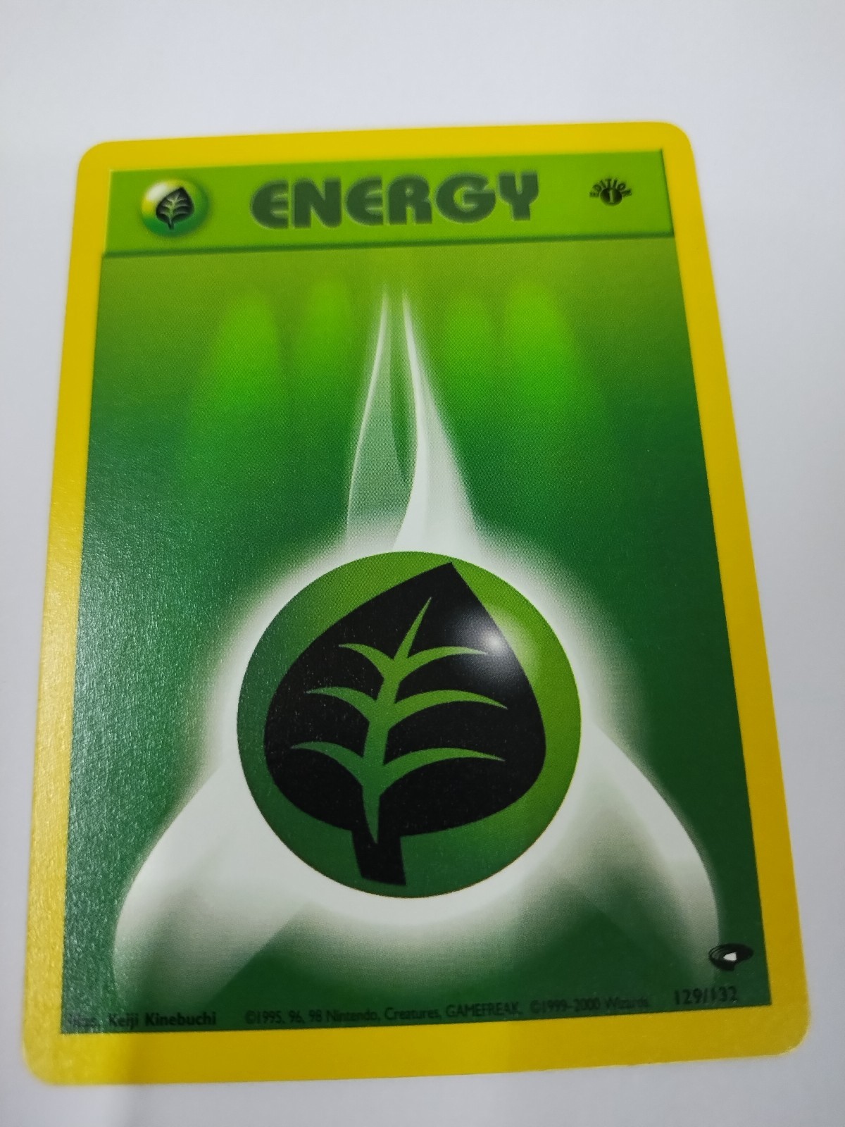 MINT Grass Energy 129/132 1st Edition Gym Challenge