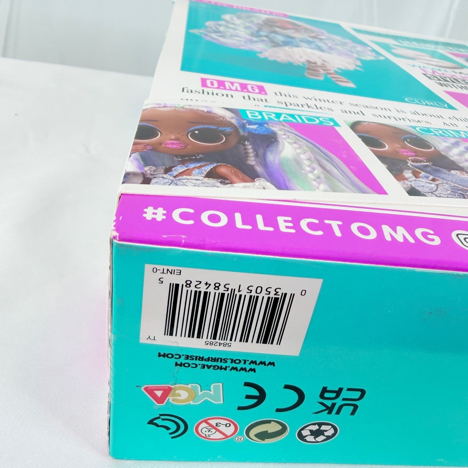 Детская кукла L.O.L. Surprise OMG Fashion Show Hair Edition Lady Braids Doll 584285 New — фото 4