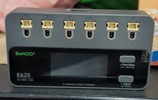  E625 6 Channels 1S lipo Charger Discharger Storage 3.70/4.20V BT2.0 PH2.0 
