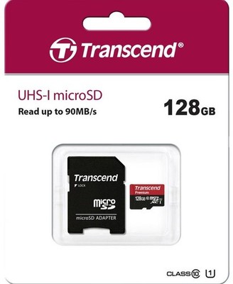 128GB microSDXC Speicherkarte Transcend - TS128GUSDU1 - EAN 0760557831983
