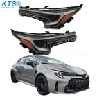 Pair Headlights For Toyota Corolla SE/XSE 2023-2024 Sedan/Hatchback Headlamp LED